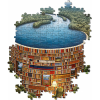 CLEMENTONI Puzzle Přehrada z knih 1000 dílků