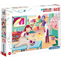 CLEMENTONI Puzzle U veterináře MAXI 60 dílků