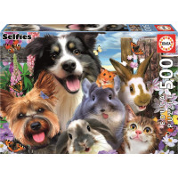 EDUCA Puzzle Vtipné selfie 500 dílků