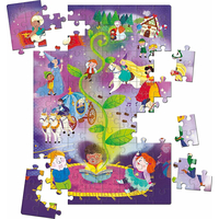 CLEMENTONI Třpytivé puzzle Čas pohádek 104 dílků