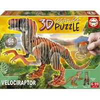 EDUCA 3D puzzle Velociraptor 64 dílků