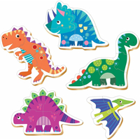 EDUCA Baby puzzle Dinosauři 5v1 (3-5 dílků)
