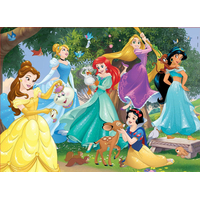 EDUCA Dřevěné puzzle Disney Princezny 100 dílků