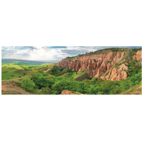 DINO Panoramatické puzzle Červená rokle 1000 dílků