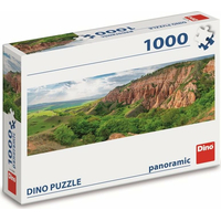 DINO Panoramatické puzzle Červená rokle 1000 dílků