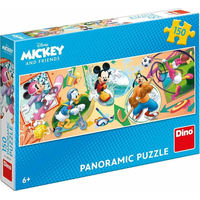DINO Panoramatické puzzle Mickey a přátelé 150 dílků