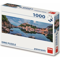 DINO Panoramatické puzzle Ostrov Krk 1000 dílků