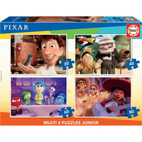 EDUCA Puzzle Pixar - pohádky 4v1 (20,40,60,80 dílků)