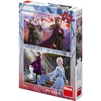 DINO Puzzle Ledové království 2, 2x77 dílků