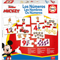 EDUCA Puzzle Mickey a přátelé: Počítání 10x4 dílků