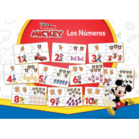 EDUCA Puzzle Mickey a přátelé: Počítání 10x4 dílků