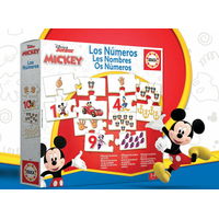 EDUCA Puzzle Mickey a přátelé: Počítání 10x4 dílků