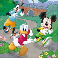 DINO Puzzle Mickey Mouse a kamarádi 3x55 dílků