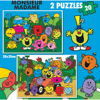 EDUCA Puzzle Monsieur Madame 2x20 dílků