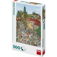DINO Puzzle Mostecká věž, Praha 500 dílků