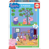 EDUCA Puzzle Prasátko Peppa 2x48 dílků