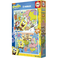 EDUCA Puzzle Sponge Bob 2x100 dílků