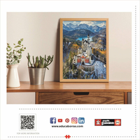 EDUCA Puzzle Zámek Neuschwanstein ze vzduchu 1000 dílků