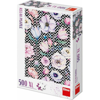 DINO Relax puzzle Květy XL 500 dílků