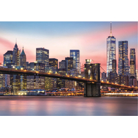 EDUCA Svítící puzzle Brooklynský most, New York 1000 dílků