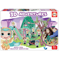 EDUCA 3D puzzle Vílí domeček 65 dílků