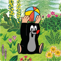 DINO Baby puzzle Krtek na louce 3v1 (3,4,5 dílků)