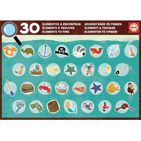 EDUCA Detektivní puzzle Pirátská loď 50 dílků