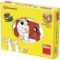 DINO Obrázkové kostky Pohádky, 6 kostek