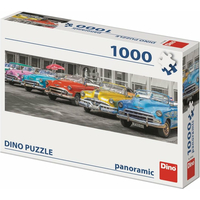 DINO Panoramatické puzzle Sraz bouráků 1000 dílků