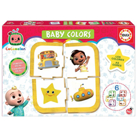 EDUCA Baby puzzle CoComelon: Poznávej barvy 6x4 dílky