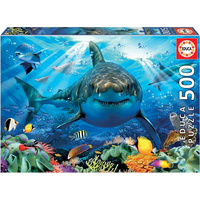 EDUCA Puzzle Bílý žralok 500 dílků