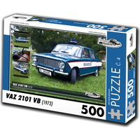 RETRO-AUTA Puzzle č. 4 VAZ 2101 VB (1973) 500 dílků