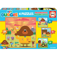 EDUCA Puzzle Hey Duggee 4v1 (12,16,20,25 dílků)