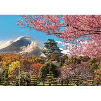 EDUCA Puzzle Hrad v Ósace, Japonsko 2000 dílků