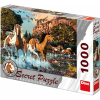 DINO Puzzle Secret Collection: Koně 1000 dílků