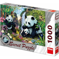 DINO Puzzle Secret Collection: Pandy 1000 dílků