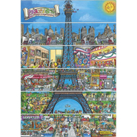 DINO Puzzle Eiffelova věž 500 dílků