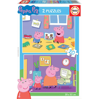EDUCA Puzzle Prasátko Peppa 2x20 dílků