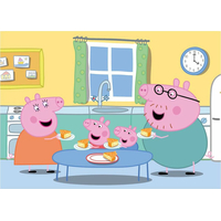 DINO Puzzle Prasátko Peppa: Oběd MAXI 24 dílků