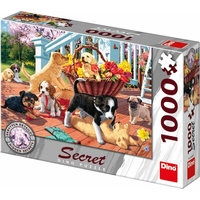 DINO Puzzle Secret Collection: Štěňata 1000 dílků