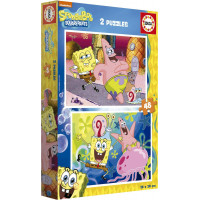 EDUCA Puzzle Sponge Bob 2x48 dílků