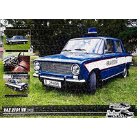 RETRO-AUTA Puzzle č. 4 VAZ 2101 VB (1973) 500 dílků