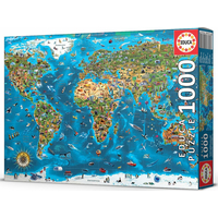 EDUCA Puzzle Zázraky světa 1000 dílků