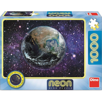 DINO Svítící puzzle Planeta Země 1000 dílků