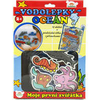 TEDDIES Vodolepky Moje první zvířátka: Oceán 12 ks + síťka