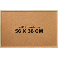 Korková podložka pod puzzle 56x36cm