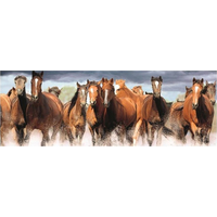 DINO Panoramatické puzzle Koně ve vodě 150 dílků