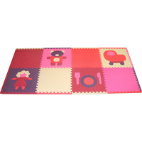 BABY GREAT Pěnové puzzle Holčičí hračky SX (60x60) s okraji