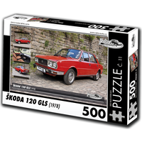 RETRO-AUTA Puzzle č. 11 Škoda 120 GLS (1978) 500 dílků