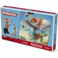 EFKO Puzzle Hurvínek a kouzelné muzeum: Letíme 90 dílků